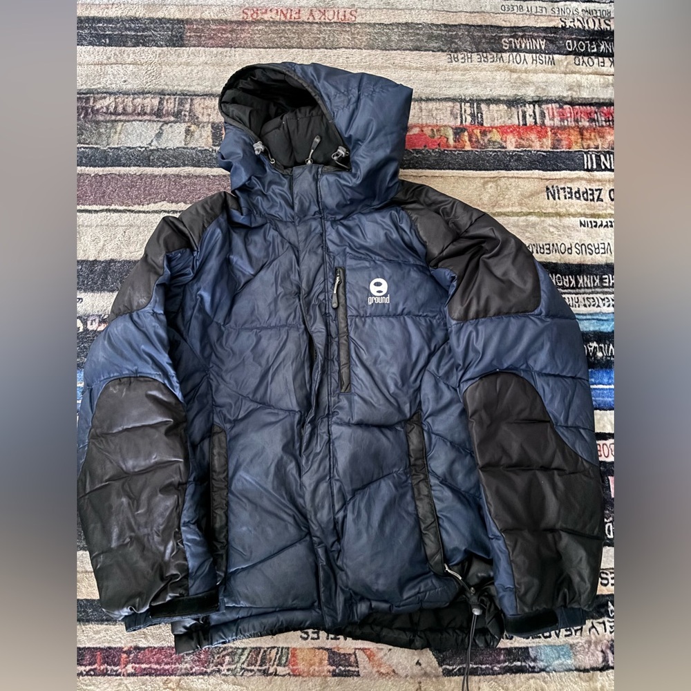 Ground Morain Down Jacket Black Puffer Jacket